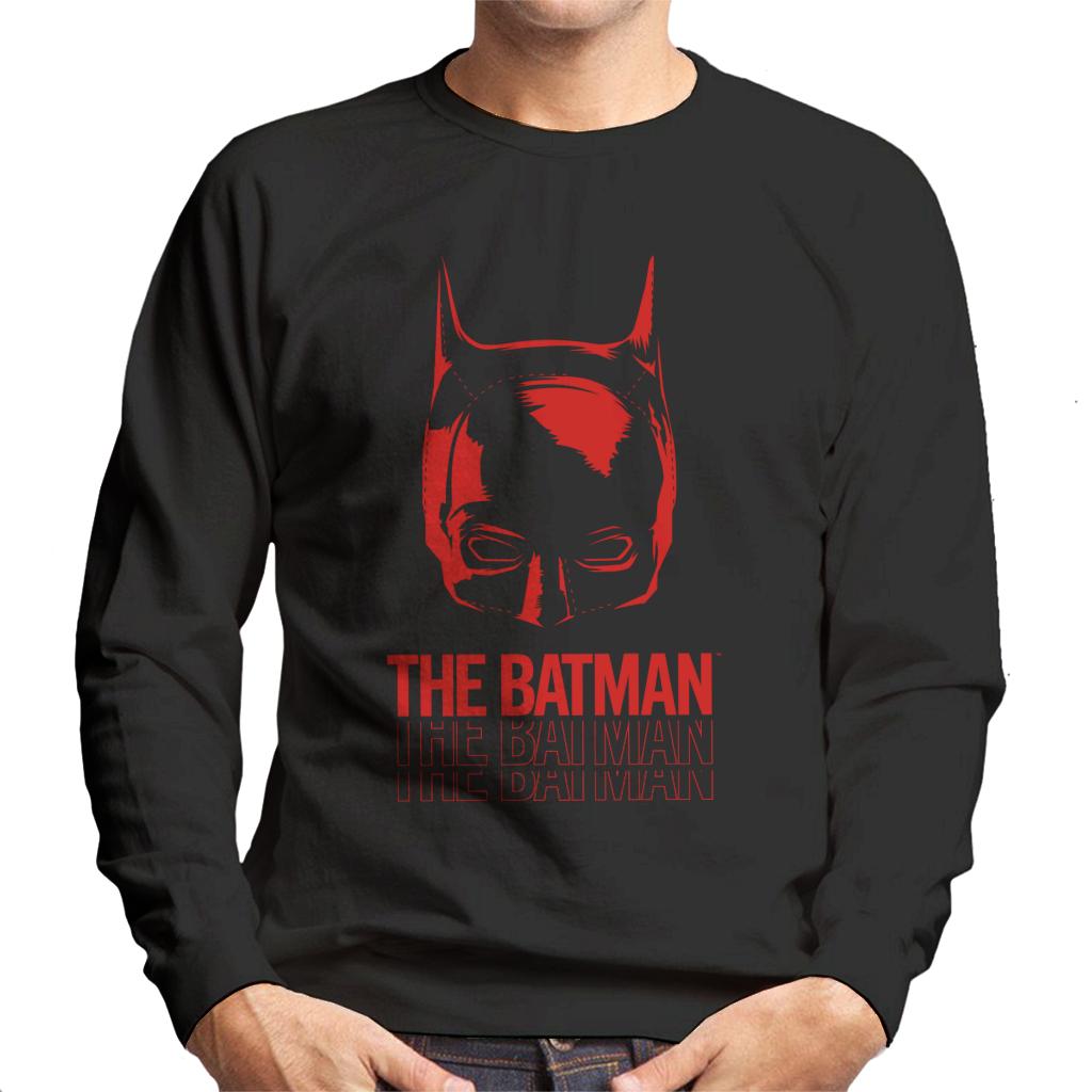 The Batman Red Mask Men's Sweatshirt-ALL + EVERY