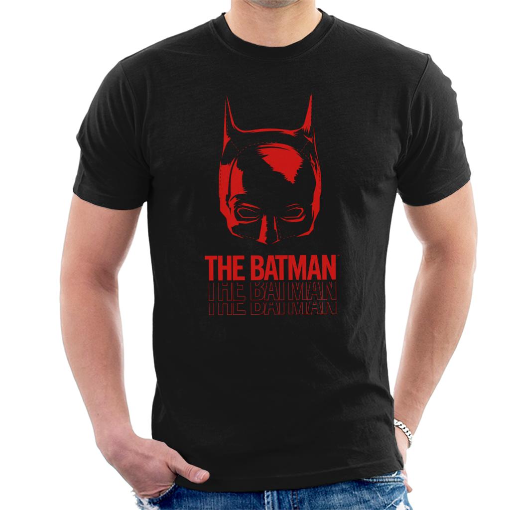 The Batman Red Mask Men's T-Shirt-ALL + EVERY