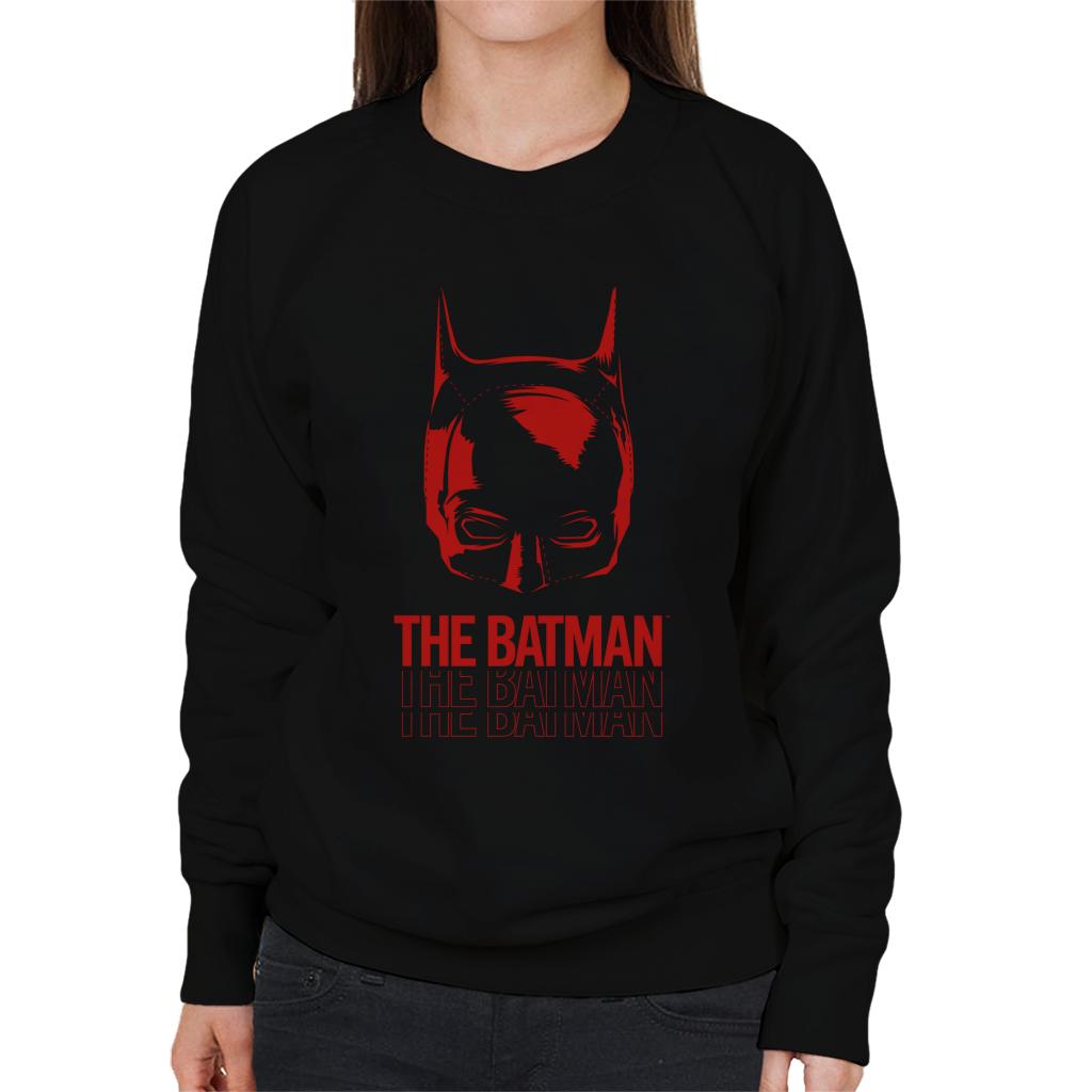 The Batman Red Mask Women's Sweatshirt-ALL + EVERY