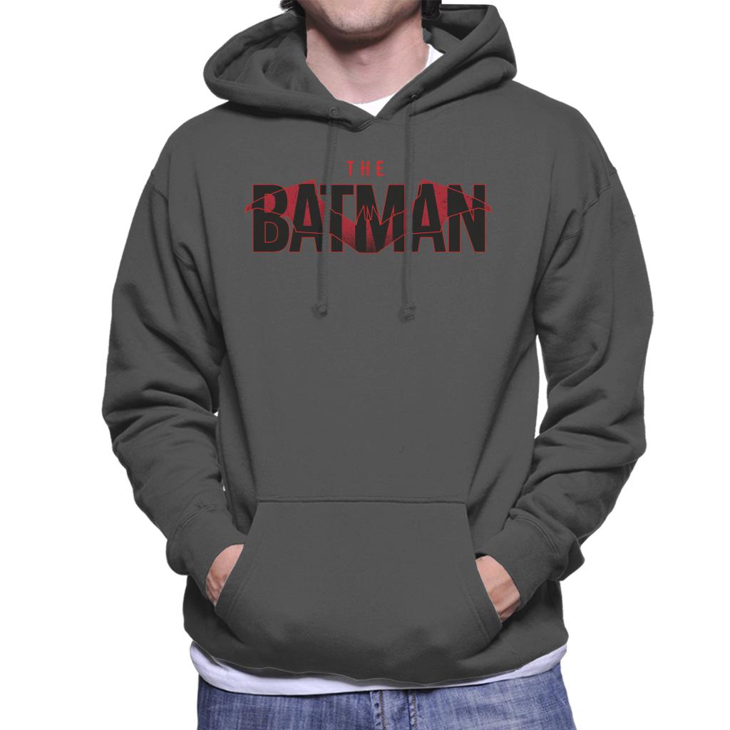 The Batman Red Bat Signal Men's Hooded Sweatshirt-ALL + EVERY