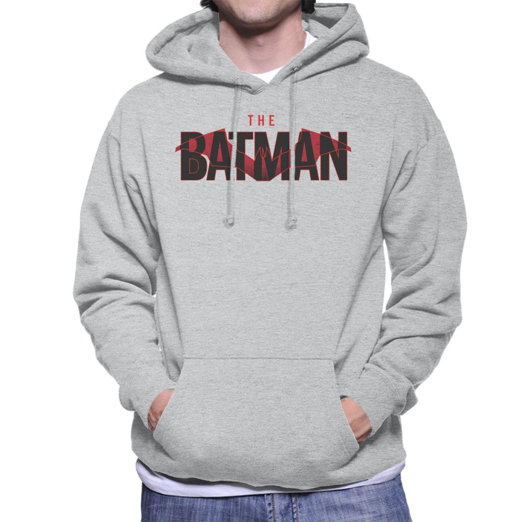 The Batman Red Bat Signal Men's Hooded Sweatshirt-ALL + EVERY