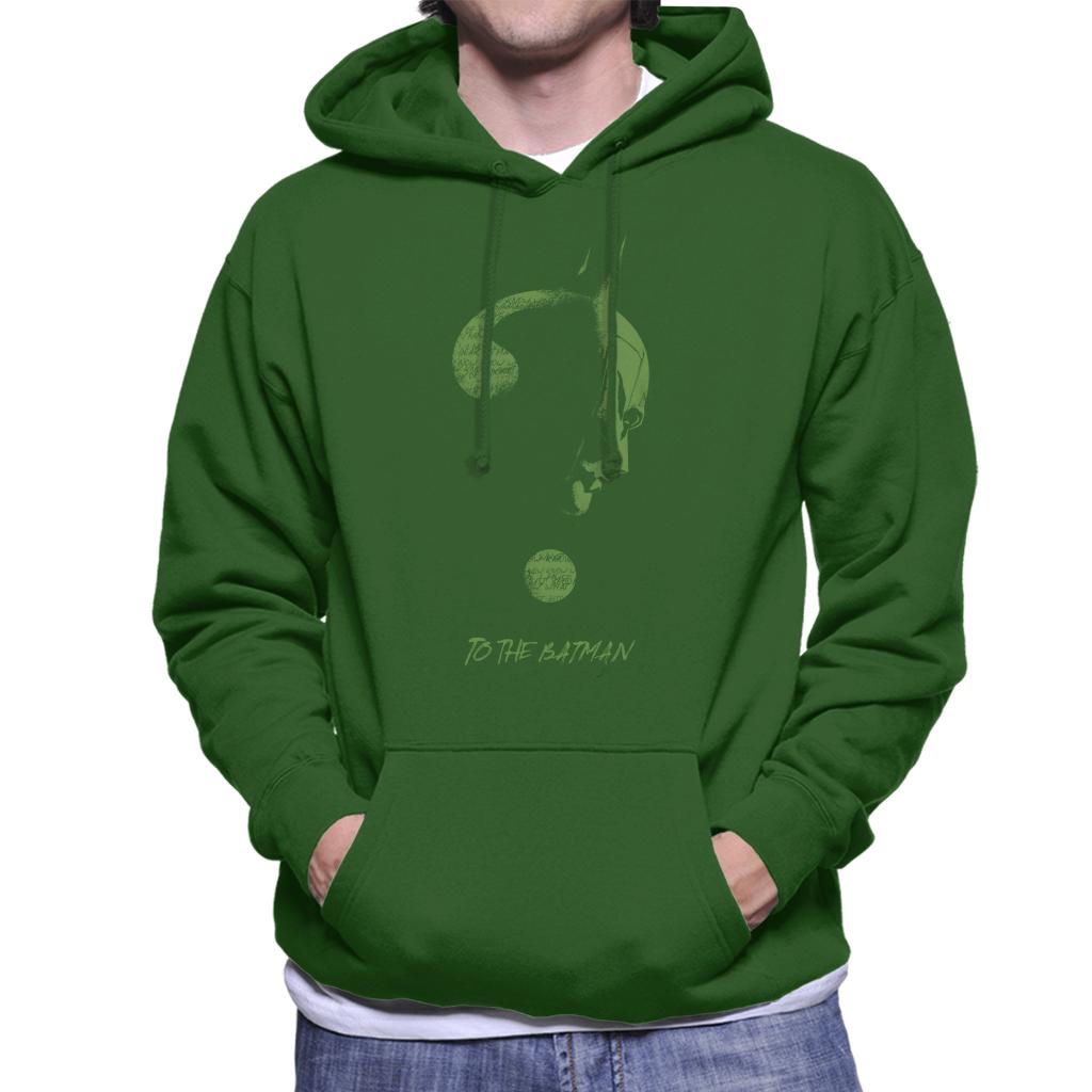 The Batman Riddler Question Mark Men's Hooded Sweatshirt-ALL + EVERY