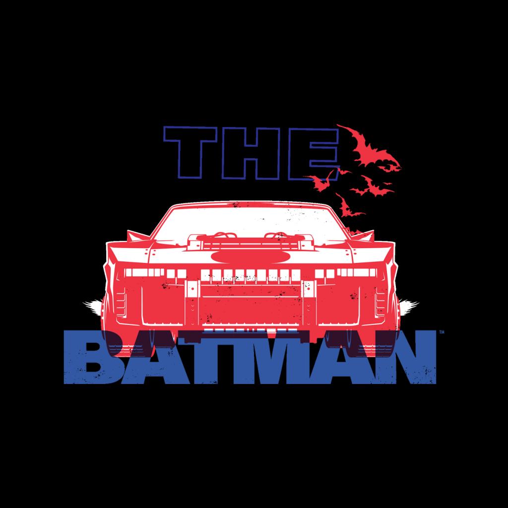 The Batman Red Batmobile Men's T-Shirt-ALL + EVERY