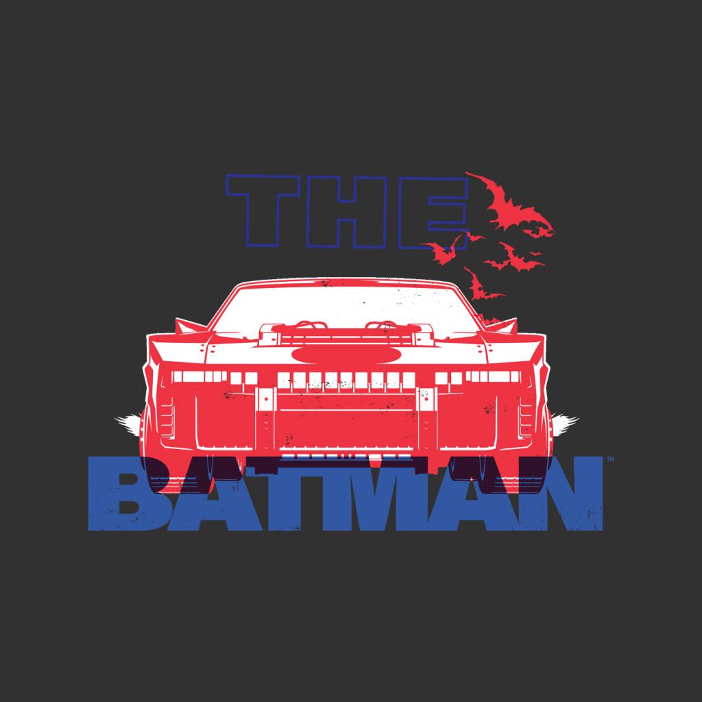 The Batman Red Batmobile Men's T-Shirt-ALL + EVERY