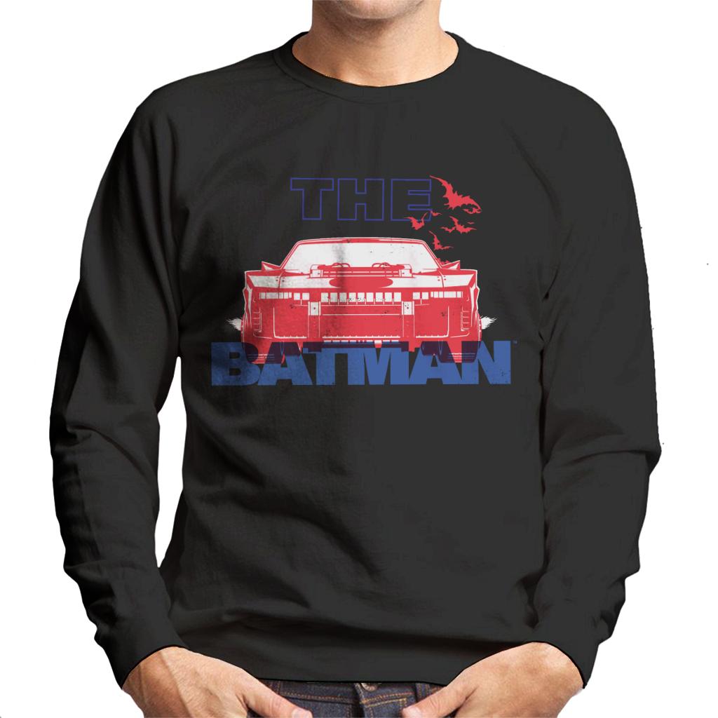 The Batman Red Batmobile Men's Sweatshirt-ALL + EVERY