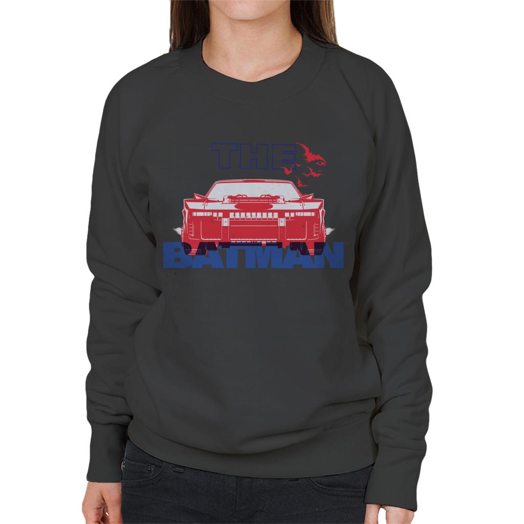 The Batman Red Batmobile Women's Sweatshirt-ALL + EVERY