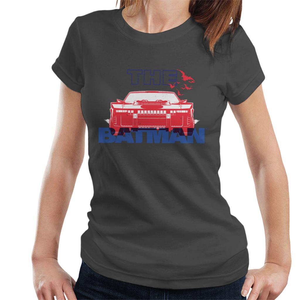 The Batman Red Batmobile Women's T-Shirt-ALL + EVERY