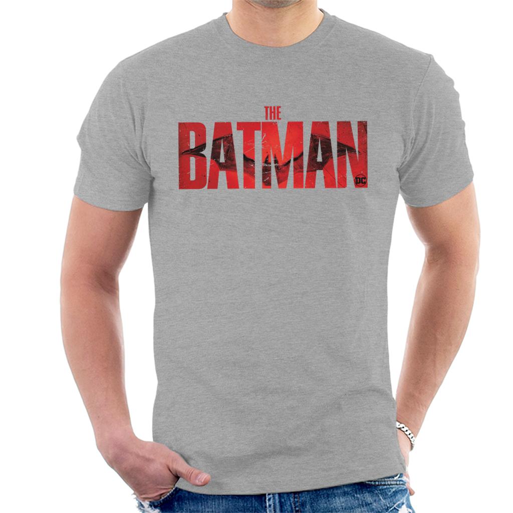 The Batman Red Logo Bat Signal Men's T-Shirt-ALL + EVERY