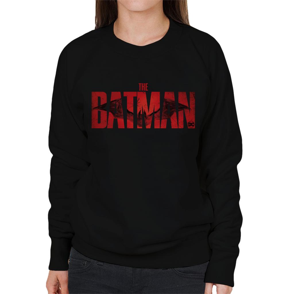 The Batman Red Logo Bat Signal Women's Sweatshirt-ALL + EVERY