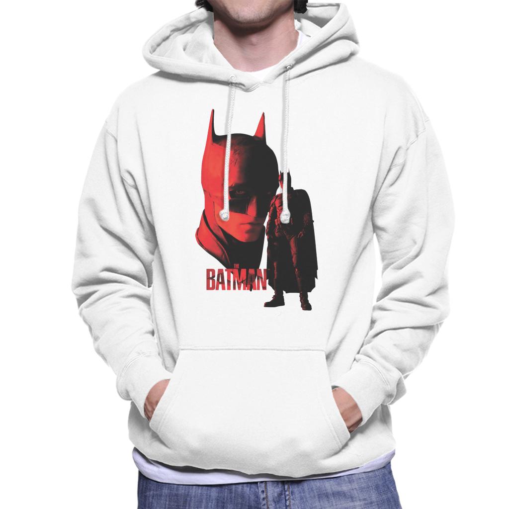 The Batman Batsuit Red Light Men's Hooded Sweatshirt-ALL + EVERY