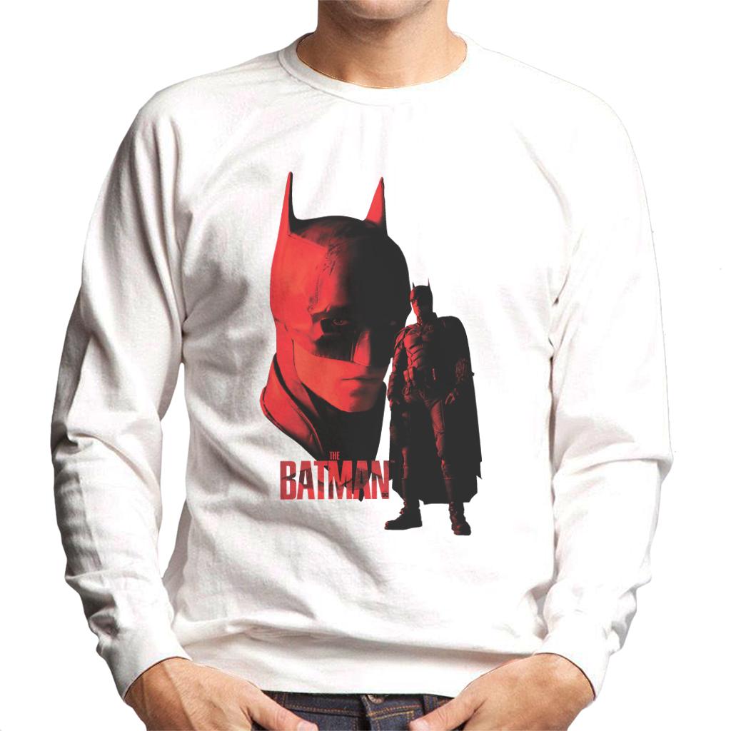 The Batman Batsuit Red Light Men's Sweatshirt-ALL + EVERY