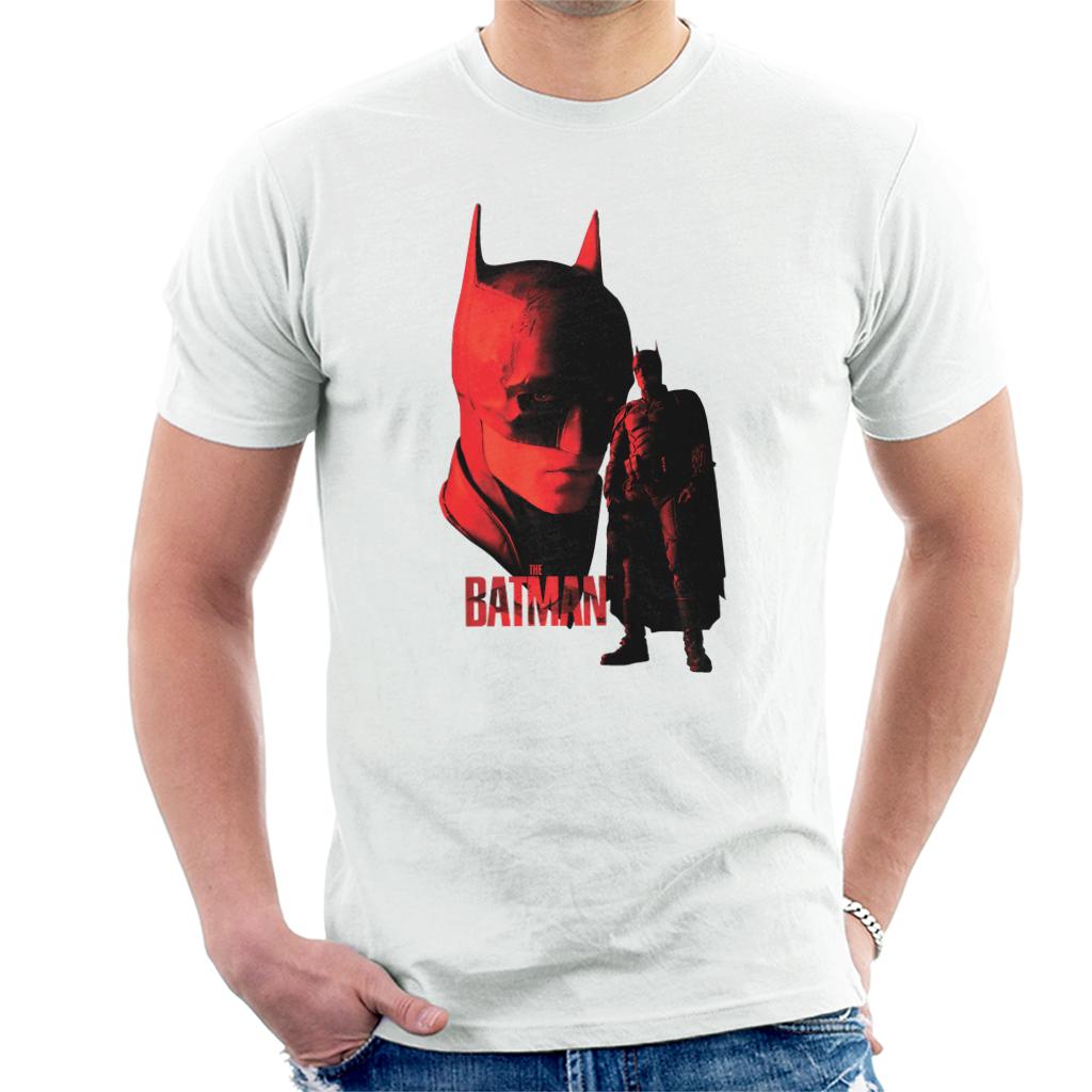 The Batman Batsuit Red Light Men's T-Shirt-ALL + EVERY