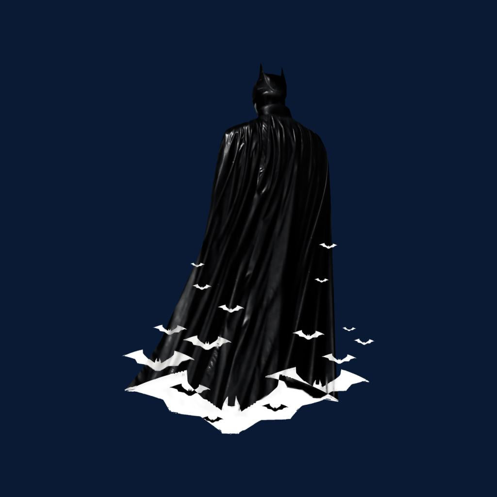 The Batman Cape White Bat Signals Women's T-Shirt-ALL + EVERY