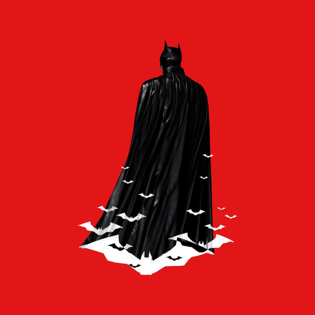 The Batman Cape White Bat Signals Women's T-Shirt-ALL + EVERY
