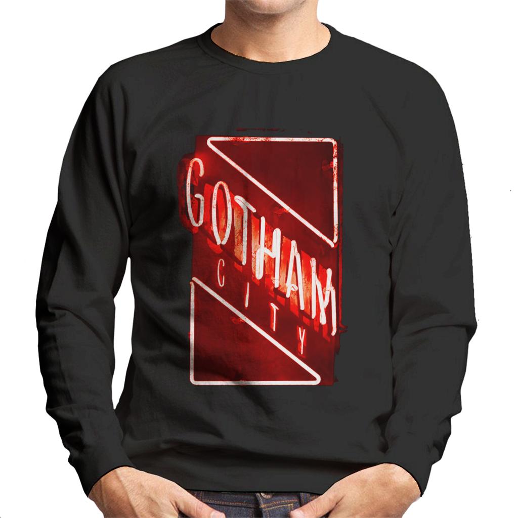 The Batman Gotham City Neon Light Men's Sweatshirt-ALL + EVERY