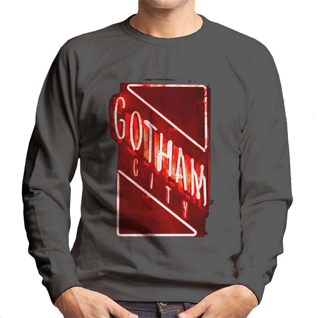 The Batman Gotham City Neon Light Men's Sweatshirt-ALL + EVERY