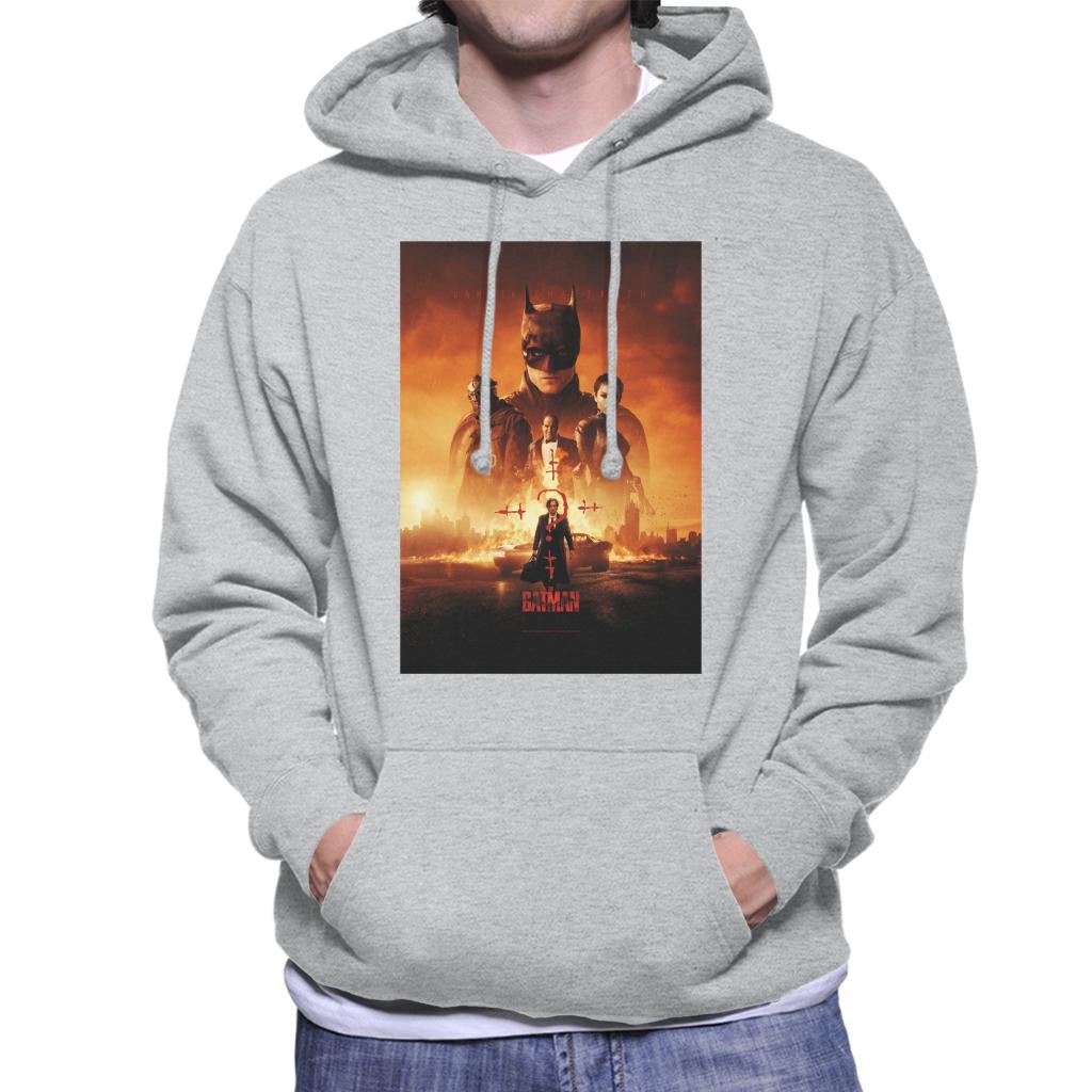 The Batman Poster Unmask The Truth Men's Hooded Sweatshirt-ALL + EVERY