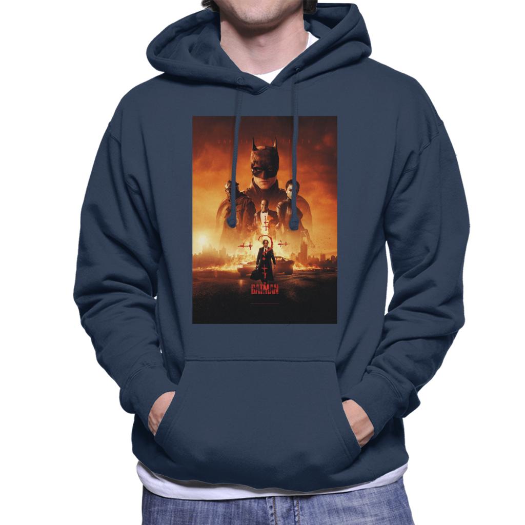 The Batman Poster Unmask The Truth Men's Hooded Sweatshirt-ALL + EVERY