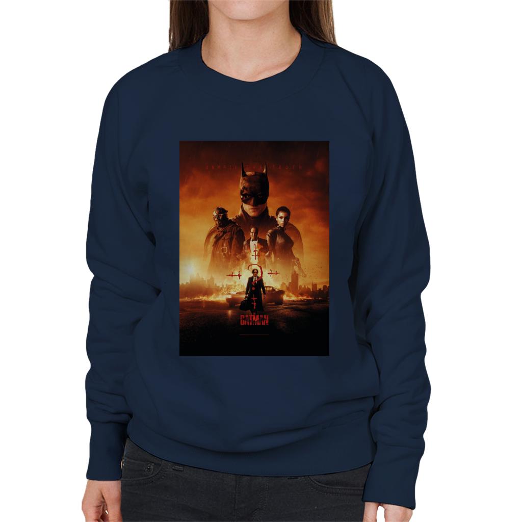 The Batman Poster Unmask The Truth Women's Sweatshirt-ALL + EVERY