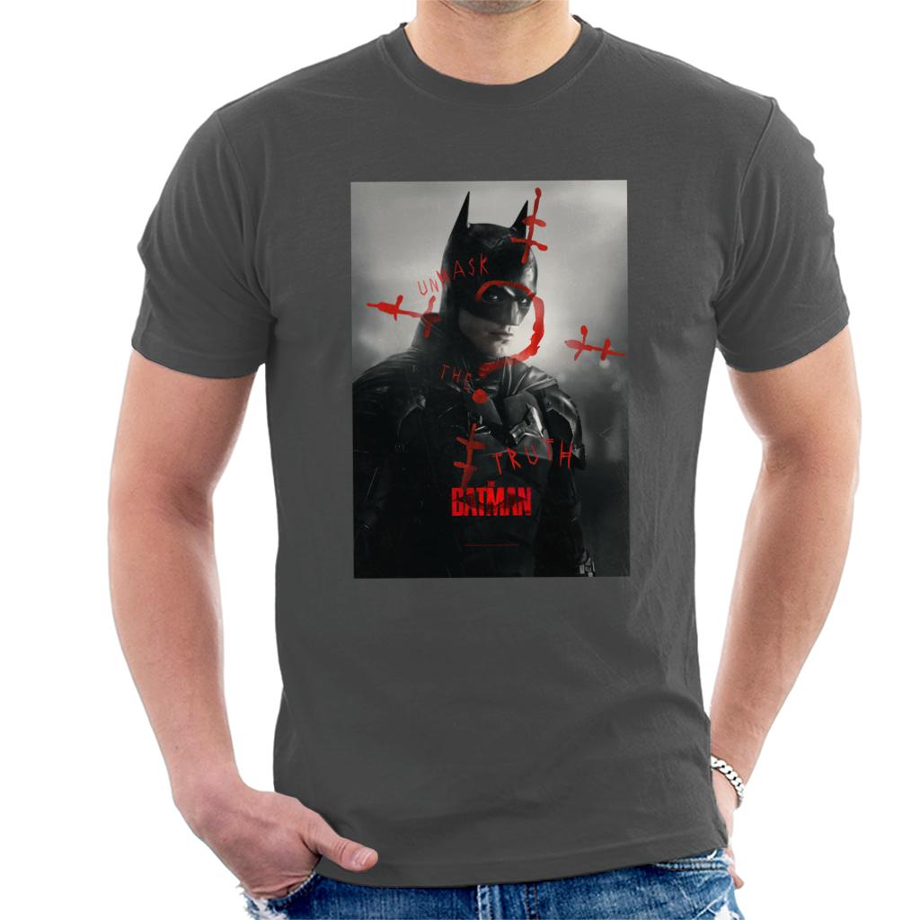 The Batman Unmask The Truth Question Mark Men's T-Shirt-ALL + EVERY