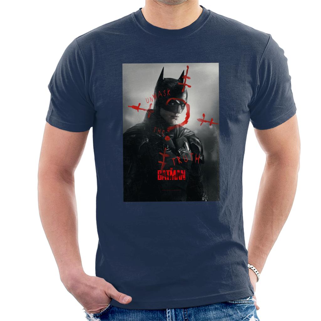 The Batman Unmask The Truth Question Mark Men's T-Shirt-ALL + EVERY