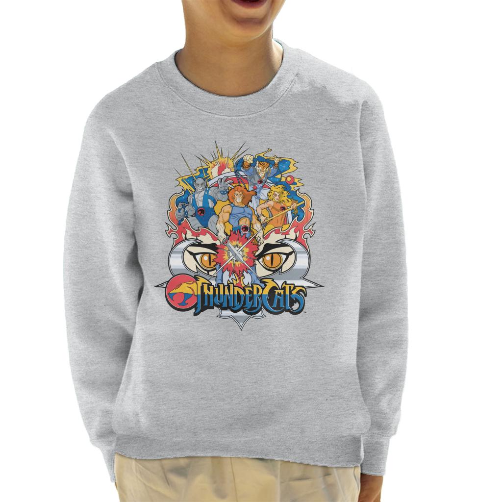 Thundercats Character Montage Kid's Sweatshirt-ALL + EVERY