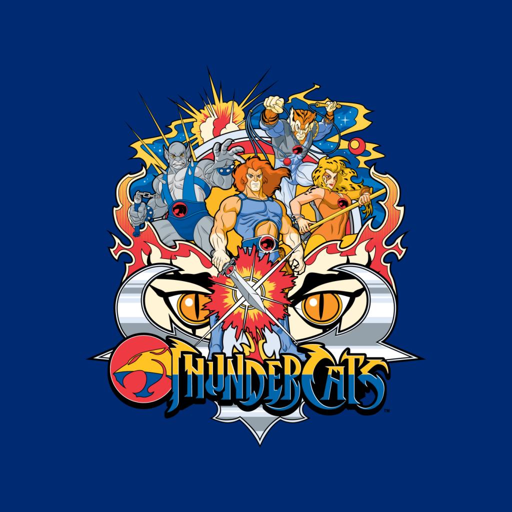 Thundercats Character Montage Kid's Hooded Sweatshirt-ALL + EVERY