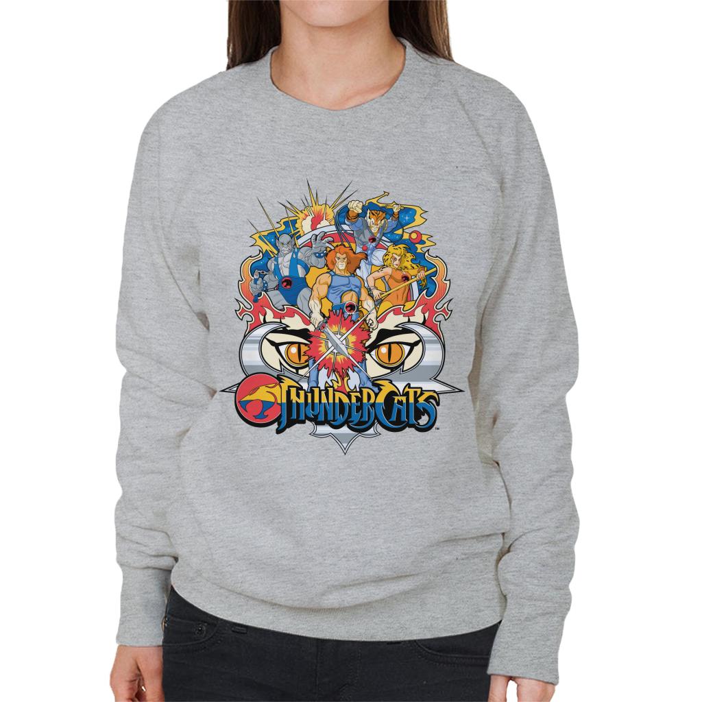 Thundercats Character Montage Women's Sweatshirt-ALL + EVERY