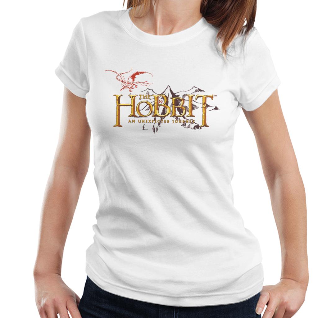 The Hobbit An Unexpected Journey Logo Women's T-Shirt-ALL + EVERY