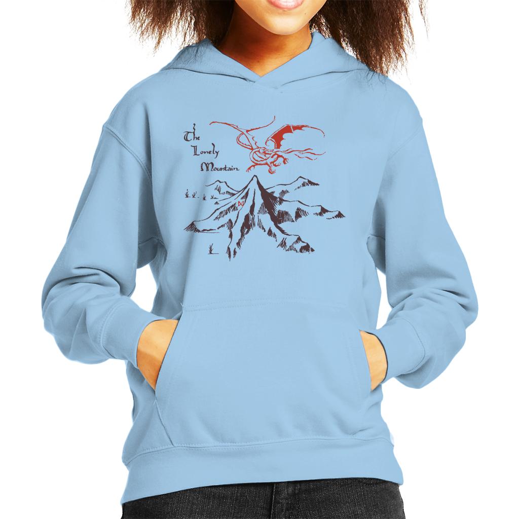 The Hobbit The Lonely Mountains Kid's Hooded Sweatshirt-ALL + EVERY