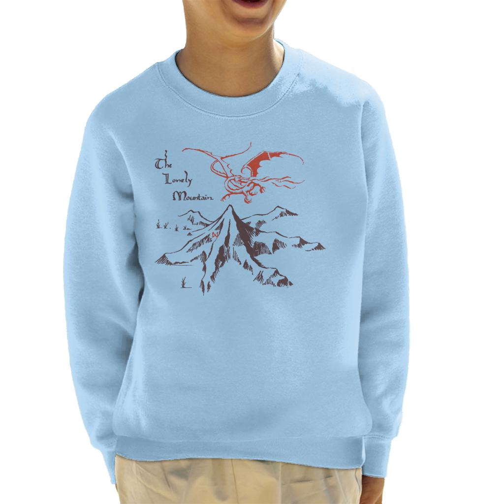 The Hobbit The Lonely Mountains Kid's Sweatshirt-ALL + EVERY