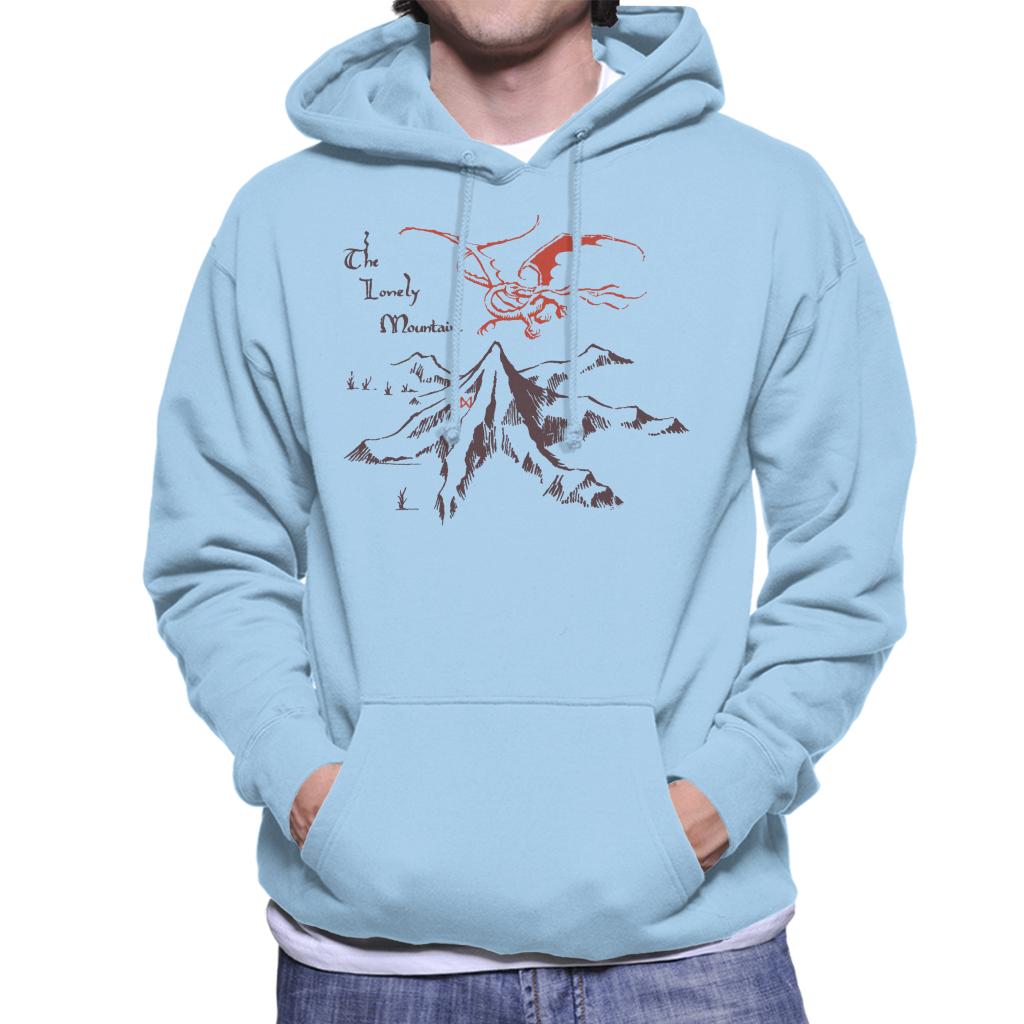 The Hobbit The Lonely Mountains Men's Hooded Sweatshirt-ALL + EVERY