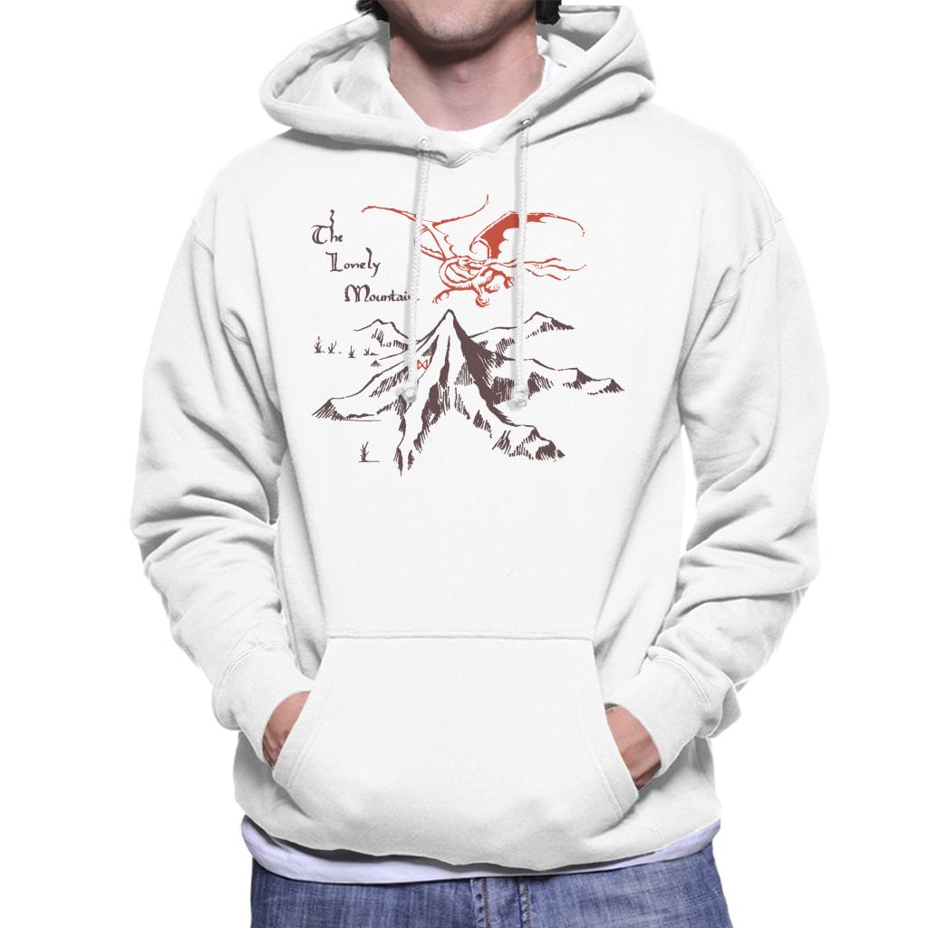 The Hobbit The Lonely Mountains Men's Hooded Sweatshirt-ALL + EVERY