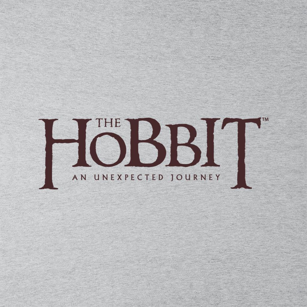 The Hobbit An Unexpected Journey Text Logo Men's T-Shirt-ALL + EVERY