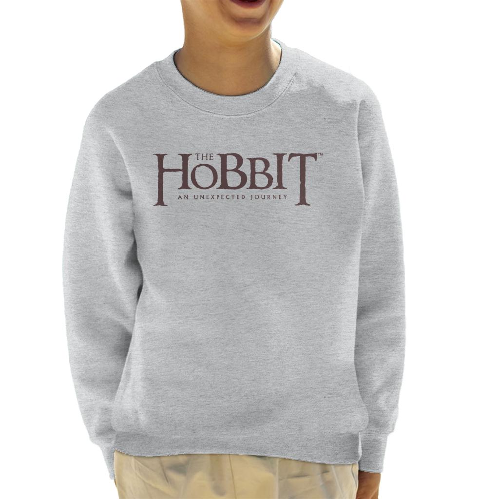 The Hobbit An Unexpected Journey Text Logo Kid's Sweatshirt-ALL + EVERY