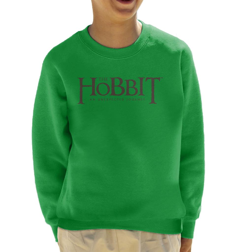 The Hobbit An Unexpected Journey Text Logo Kid's Sweatshirt-ALL + EVERY