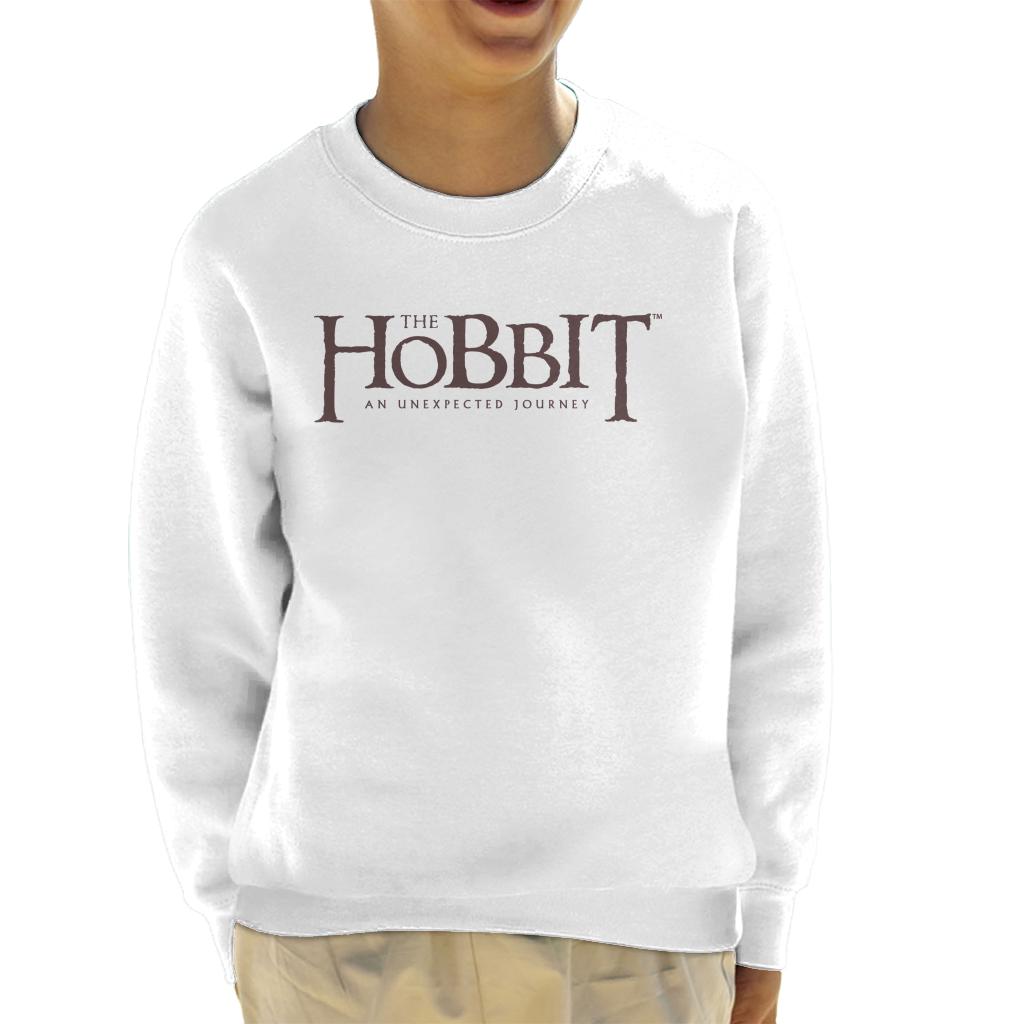 The Hobbit An Unexpected Journey Text Logo Kid's Sweatshirt-ALL + EVERY