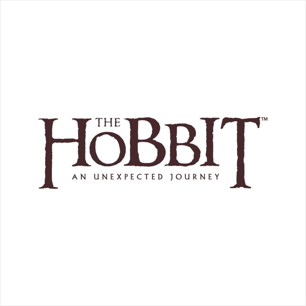 The Hobbit An Unexpected Journey Text Logo Men's T-Shirt-ALL + EVERY