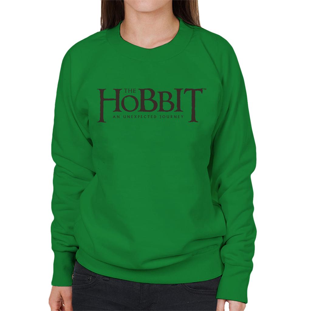 The Hobbit An Unexpected Journey Text Logo Women's Sweatshirt-ALL + EVERY