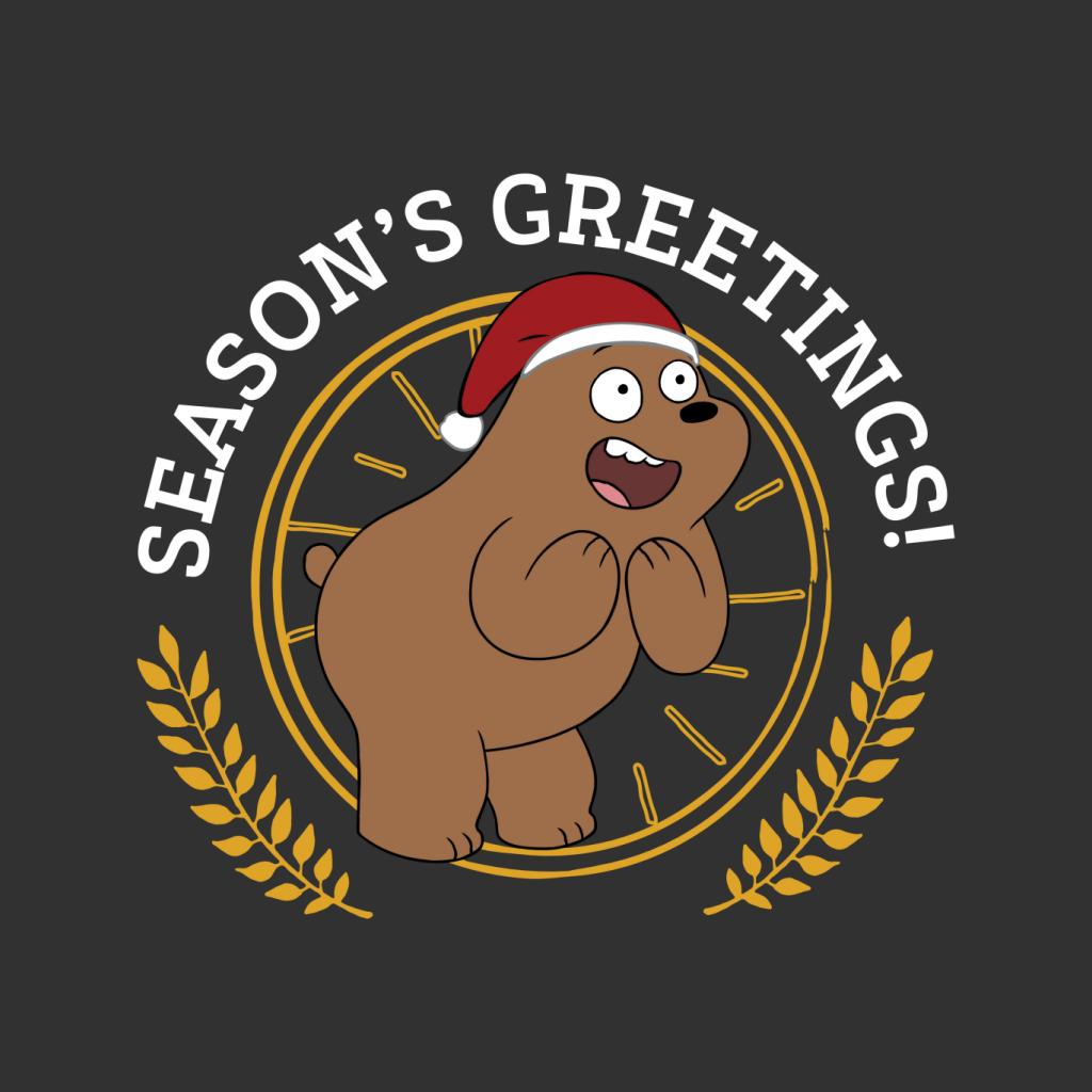 We Bare Bears Christmas Season's Greetings Men's T-Shirt-ALL + EVERY