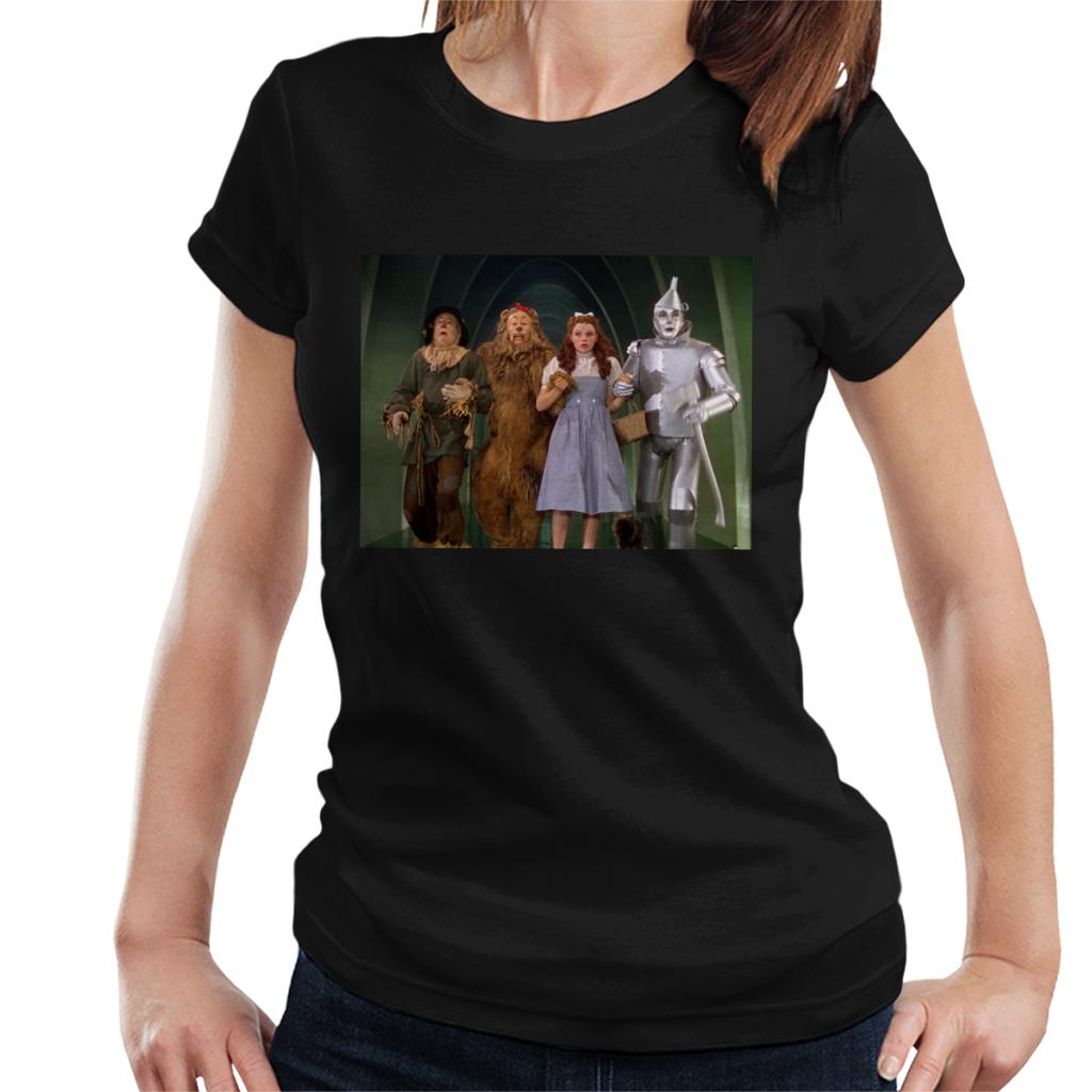 The Wizard Of Oz Halloween Characters Together Women's T-Shirt-ALL + EVERY