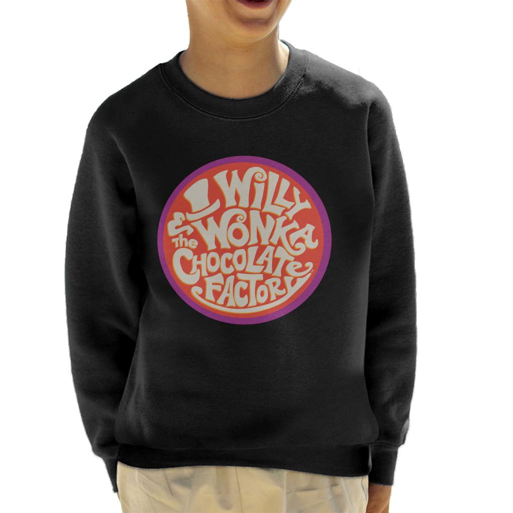 Willy Wonka and The Chocolate Factory Classic Logo Kid's Sweatshirt-ALL + EVERY