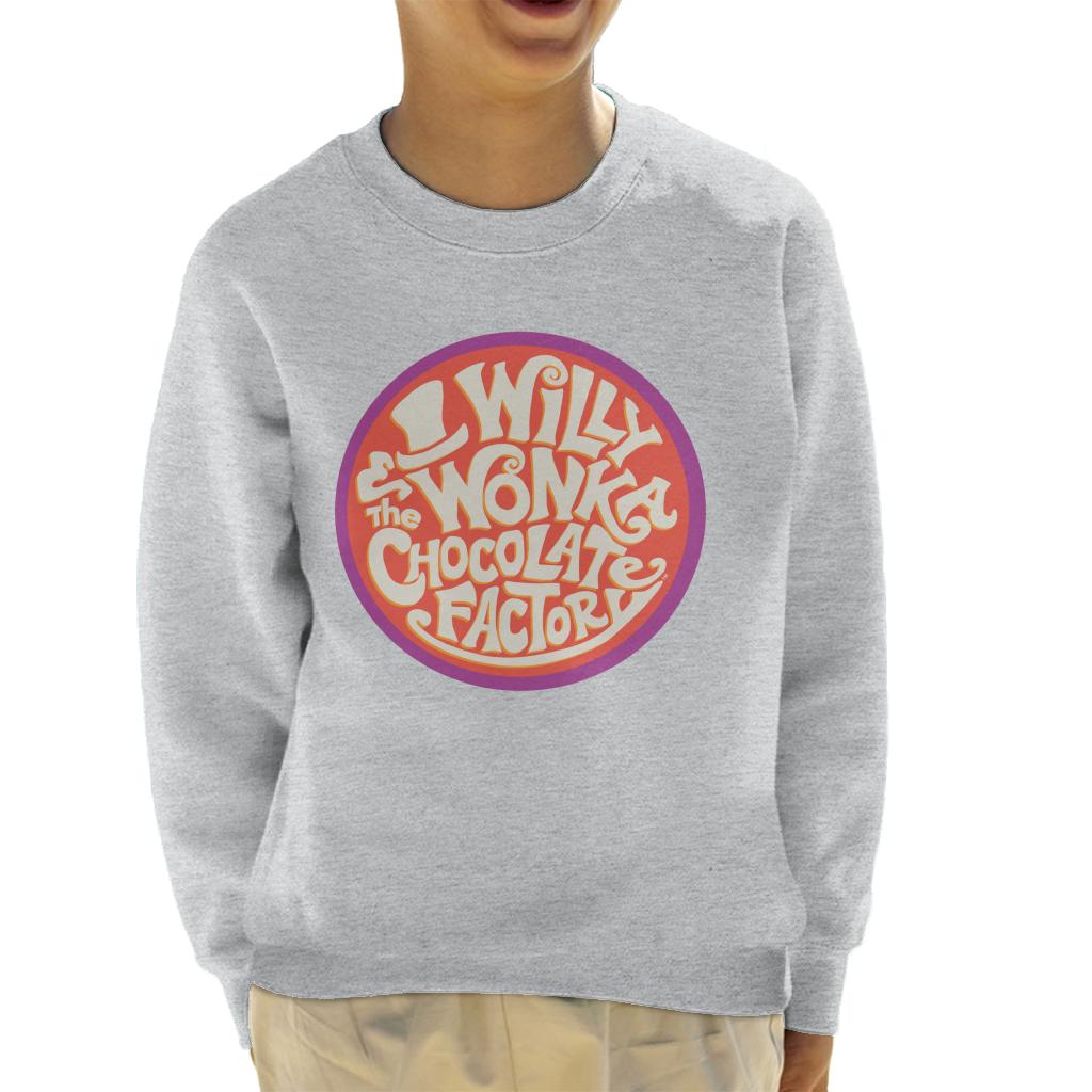 Willy Wonka and The Chocolate Factory Classic Logo Kid's Sweatshirt-ALL + EVERY