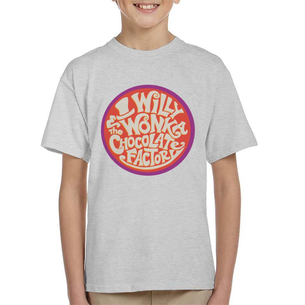 Willy Wonka and The Chocolate Factory Classic Logo Kid's T-Shirt-ALL + EVERY