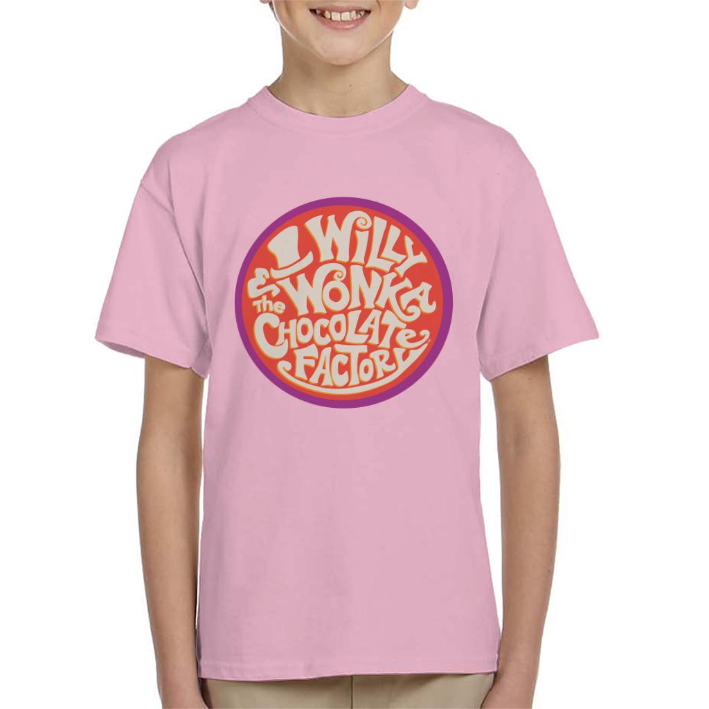 Willy Wonka and The Chocolate Factory Classic Logo Kid's T-Shirt-ALL + EVERY