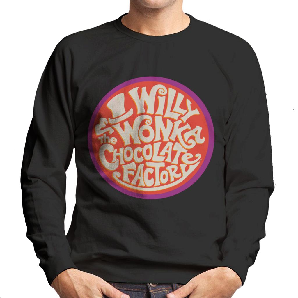 Willy Wonka and The Chocolate Factory Classic Logo Men's Sweatshirt-ALL + EVERY