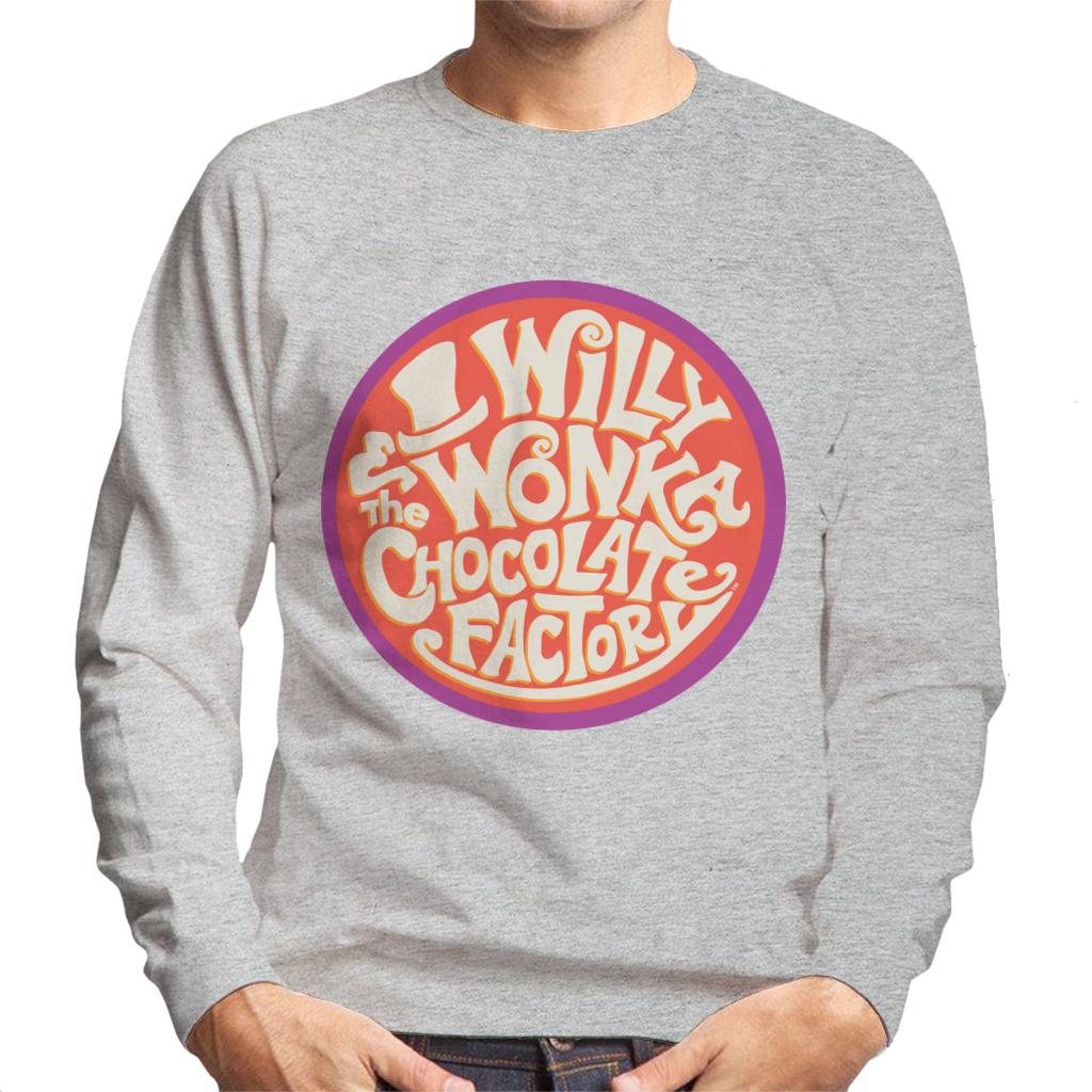 Willy Wonka and The Chocolate Factory Classic Logo Men's Sweatshirt-ALL + EVERY