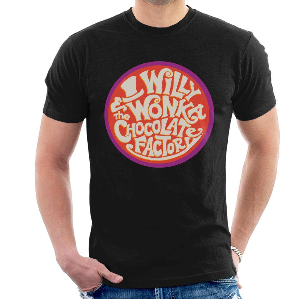 Willy Wonka and The Chocolate Factory Classic Logo Men's T-Shirt-ALL + EVERY