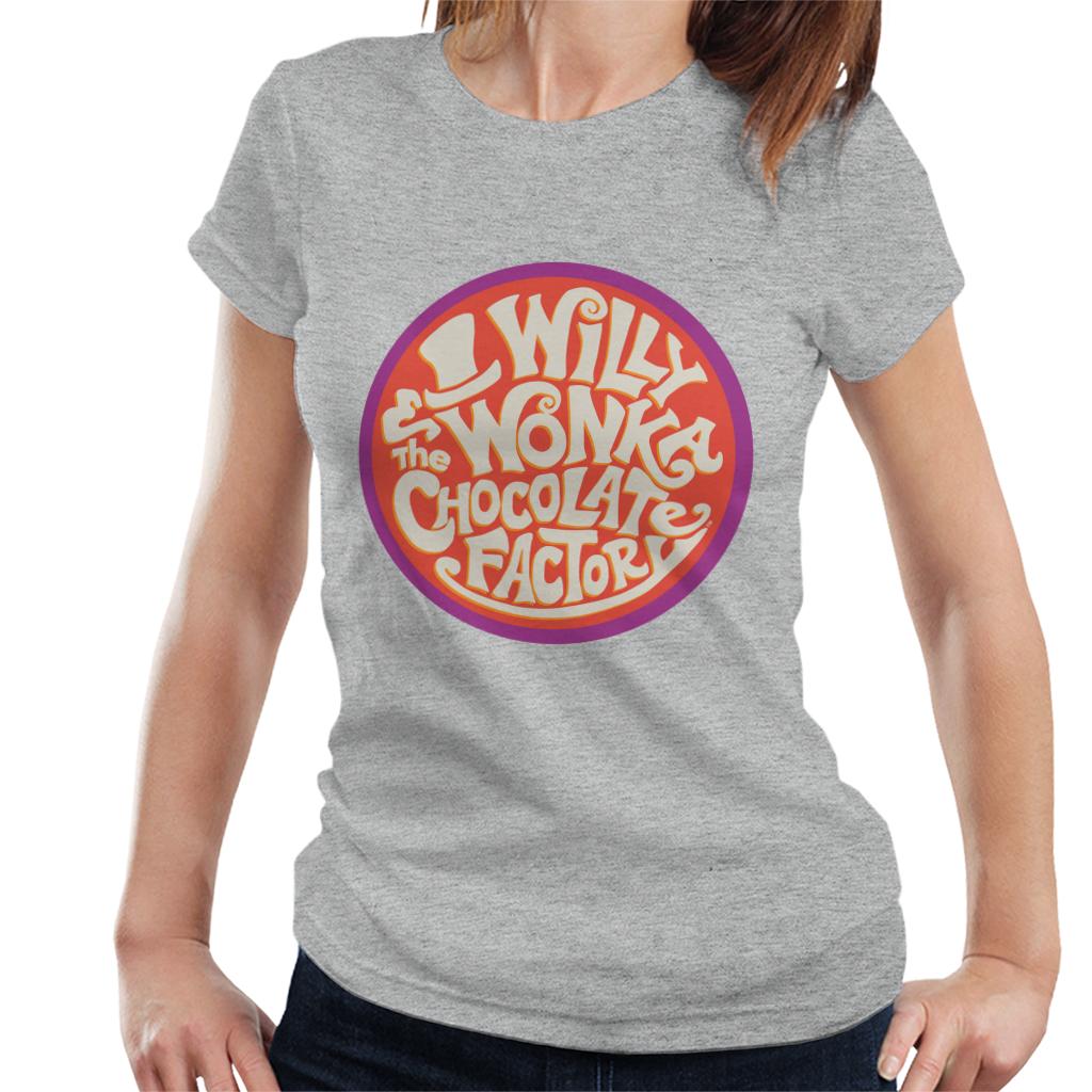 Willy Wonka and The Chocolate Factory Classic Logo Women's T-Shirt-ALL + EVERY