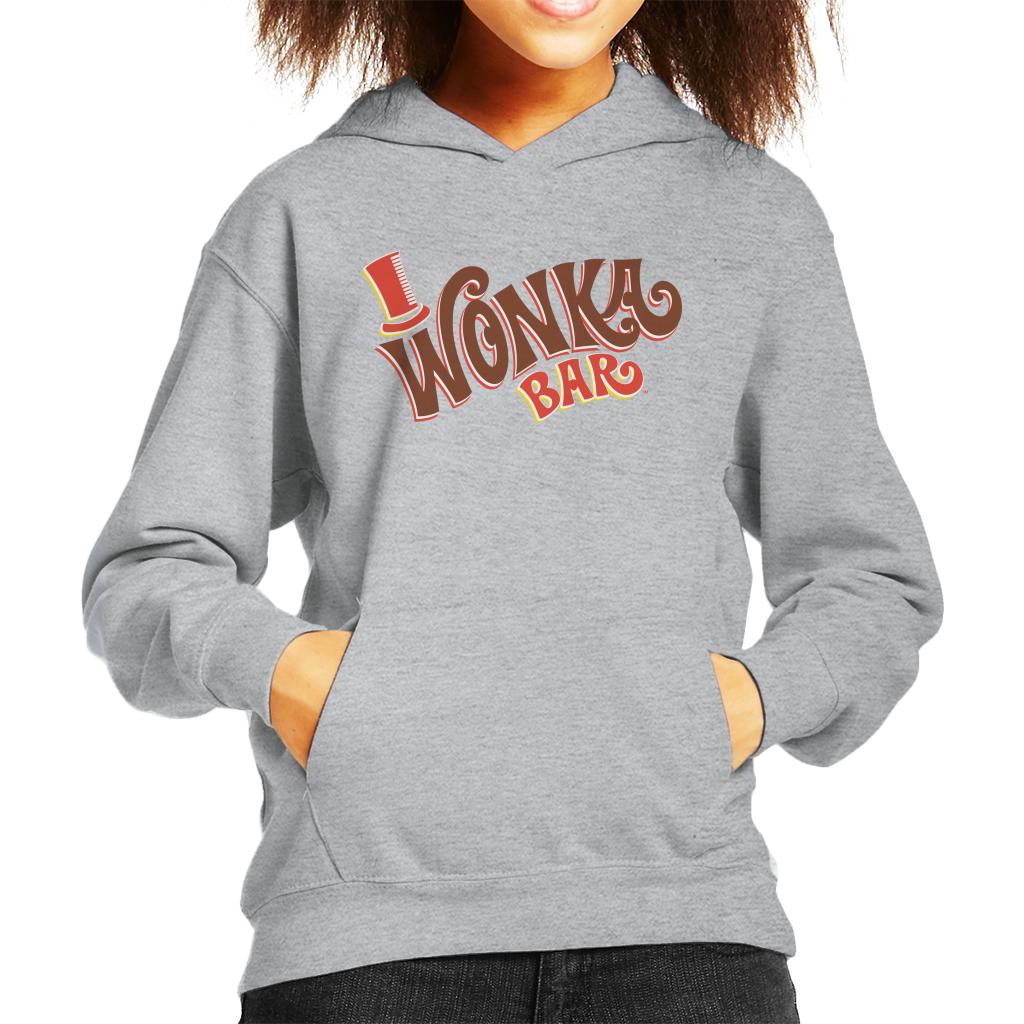 Willy Wonka and The Chocolate Factory Wonka Bar Kid's Hooded Sweatshirt-ALL + EVERY